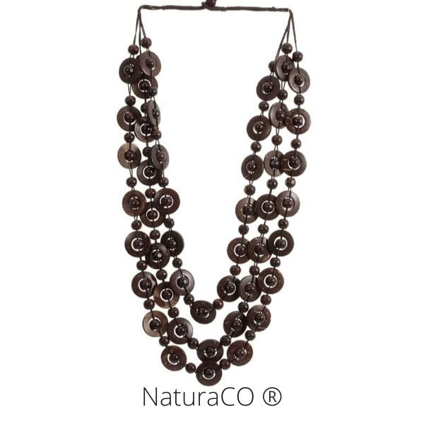 Collier original en Noix de Coco - Naturels et Ecologiques - NaturaCO ®