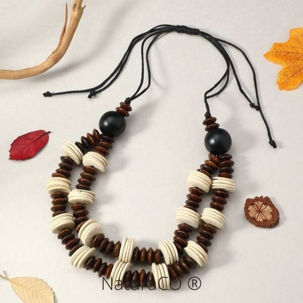 Collier original en Noix de Coco - Naturel et Ecologique - NaturaCO ®