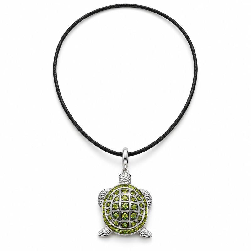Collier Pendentif Anaya – Tortue Émeraude de l’île Maurice