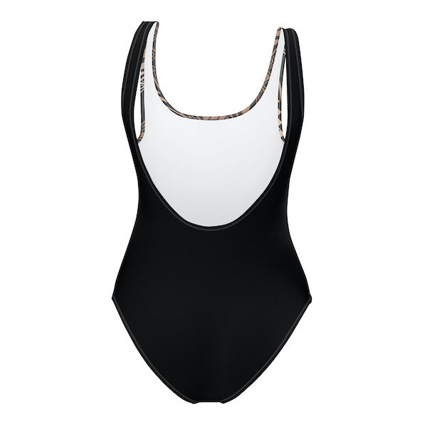 Maillot de Bain 1 Pièce – Inspiration Polynésienne – Coupe Brésilienne Féminine - Impression Motifs Tribaux
