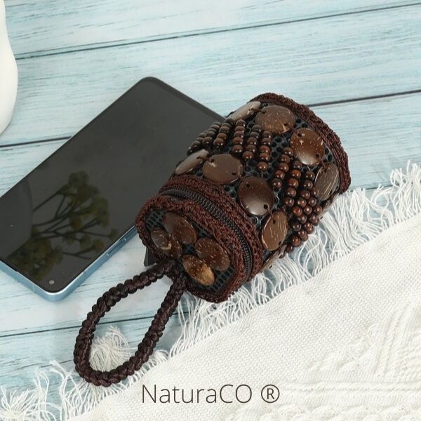 Porte monnaie en Noix de Coco - Naturels et Ecologiques - NaturaCO ®