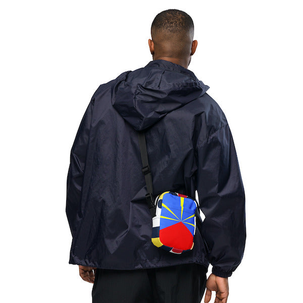 Sac à Bandoulière Drapeau de La Réunion – Pratique et Robuste