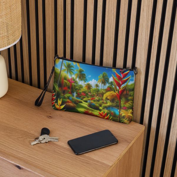 Sac bandoulière Design Jardin Tropical des Antilles