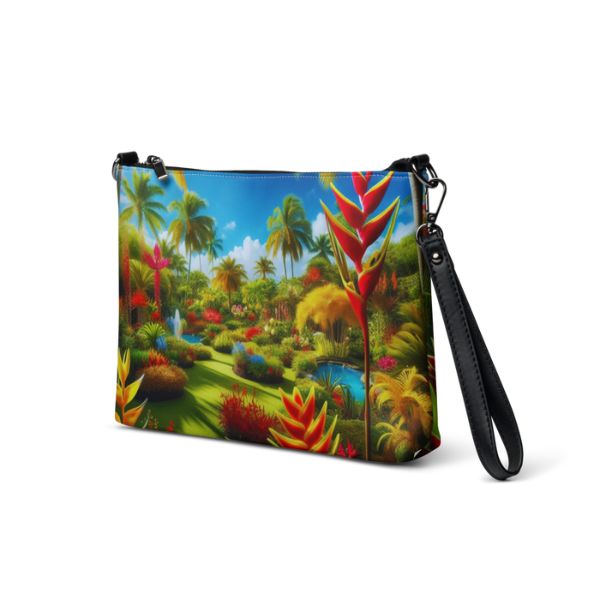 Sac bandoulière Design Jardin Tropical des Antilles