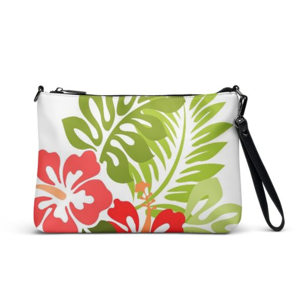 Sac bandoulière Design Hibiscus des Antilles