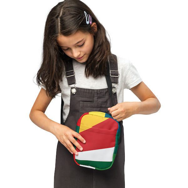 Sac à Bandoulière – Aux Couleurs des Seychelles