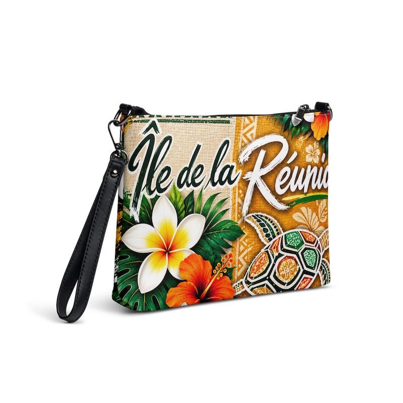 Sac en bandoulière - Sac artisanal péi - Artisanat Réunion fait main