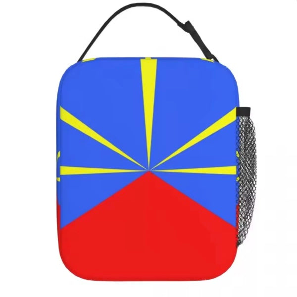 Sac à Déjeuner Isotherme – Aux Couleurs et Symboles de La Réunion