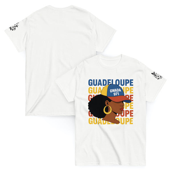 T-shirt Unisexe – Gwada 971 – Guadeloupe – Look affirmé & décontracté