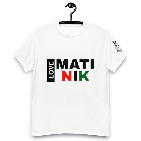 T-shirt Unisexe – Love Matinik – Martinique – Style affirmé & décontracté