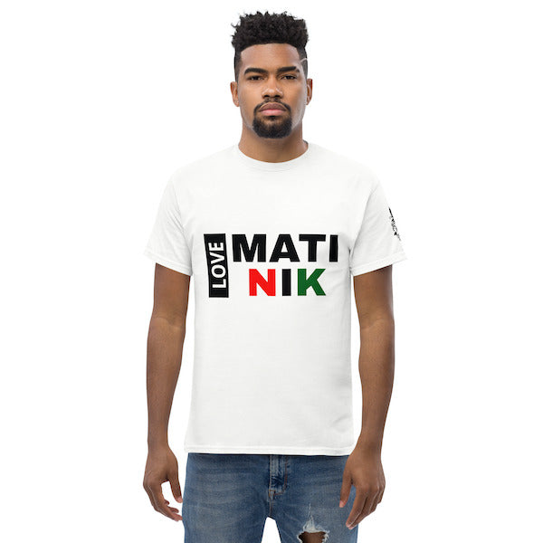 T-shirt Unisexe – Love Matinik – Martinique – Style affirmé & décontracté