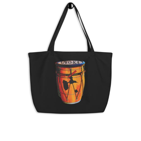 Grand Tote Bag Bio Design Tambour Ka – Symbole Culturel de la Guadeloupe