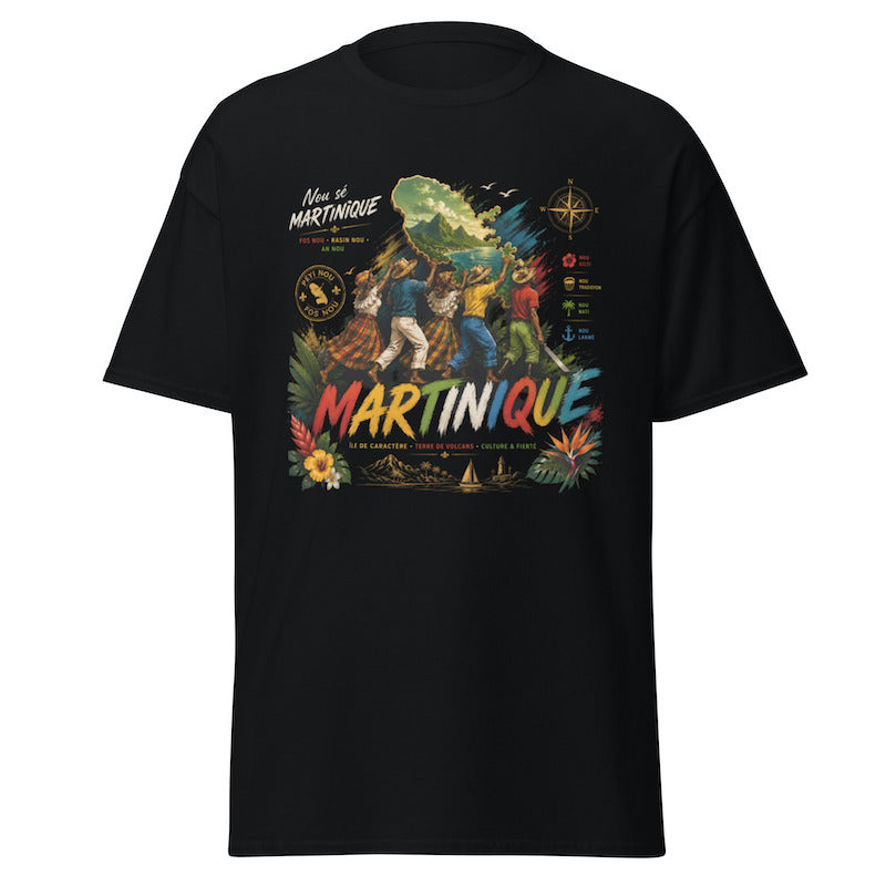 T-shirt Unisexe Authentique NOU SÉ MARTINIQUE