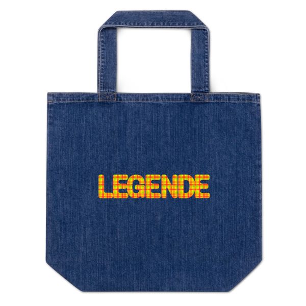 Tote Bag en Jean & Madras - Légende ✨