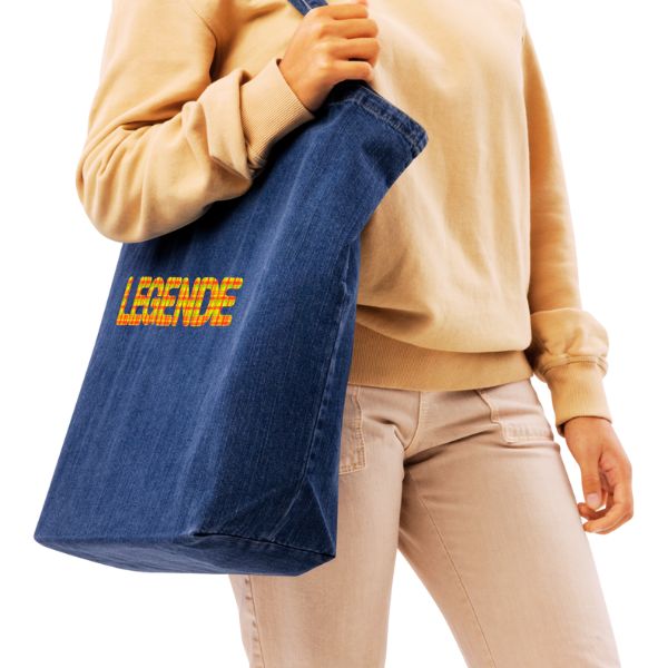 Tote Bag en Jean & Madras - Légende ✨