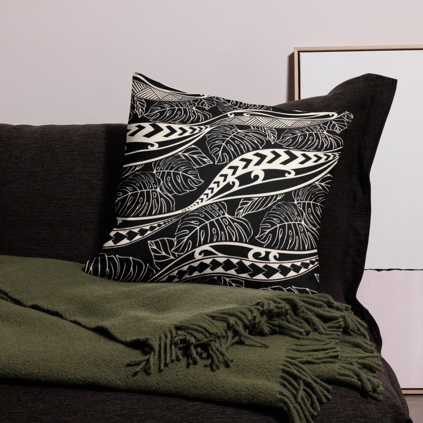 Coussin Confort Premium - Drapeau Polynésien - Polynésie - Pacifique