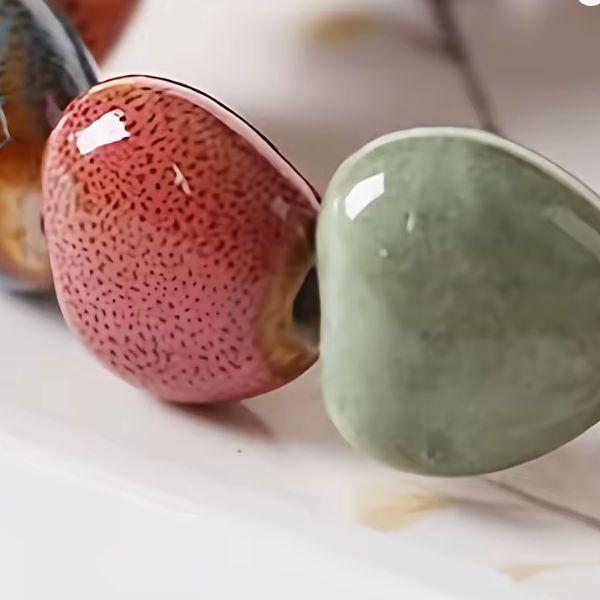 Bracelet Cœur en Céramique – Élégance Artisanale de Martinique