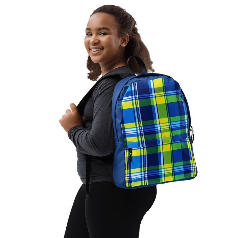 Sac à dos - homme ou femme - Madras - Antilles - Guadeloupe , Martinique