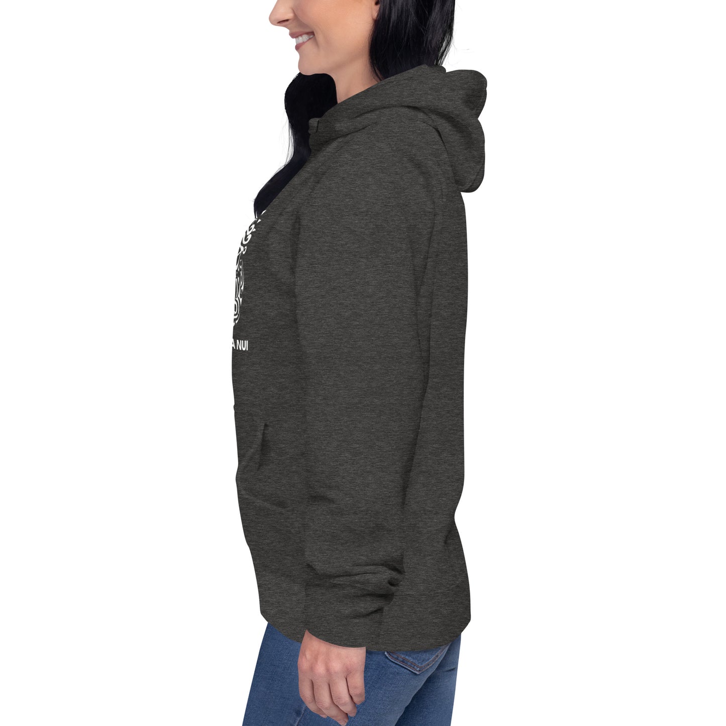 Sweat Shirt à capuche Unisexe - Homme ou Femme - Visage Maori - AROHA NUI