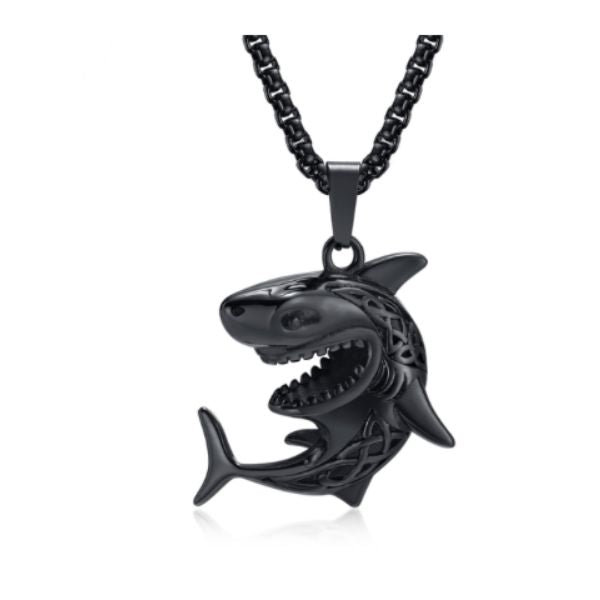 Collier Pendentif Requin Hina Te Ma'o Purotu - Polynésie