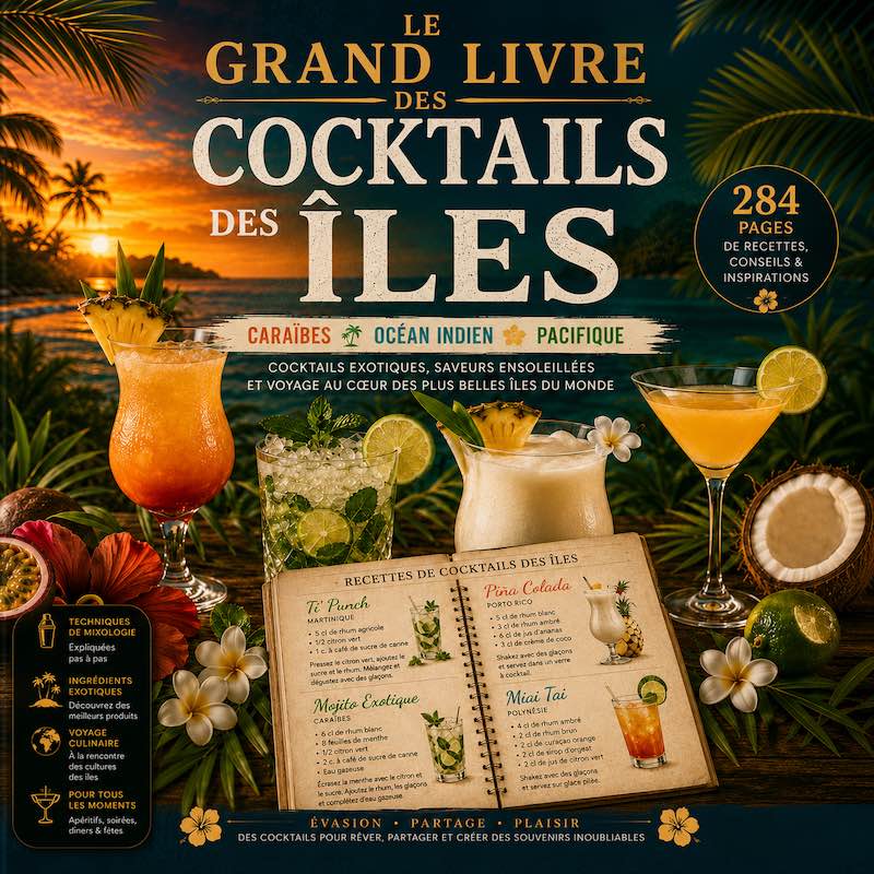 Le Grand Livre de Cocktails des Îles -  - Livre de recettes