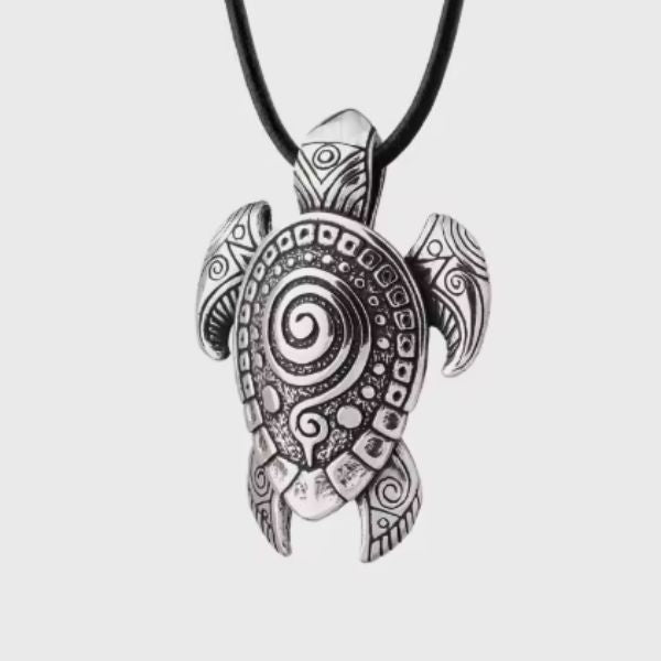 Collier Pendentif Tortue – Symbole de Sagesse et de Longévité