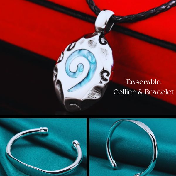 Collier Pendentif Femmes - KORU Maori - Collier de protection - Polynésie / Nouvelle Zélande