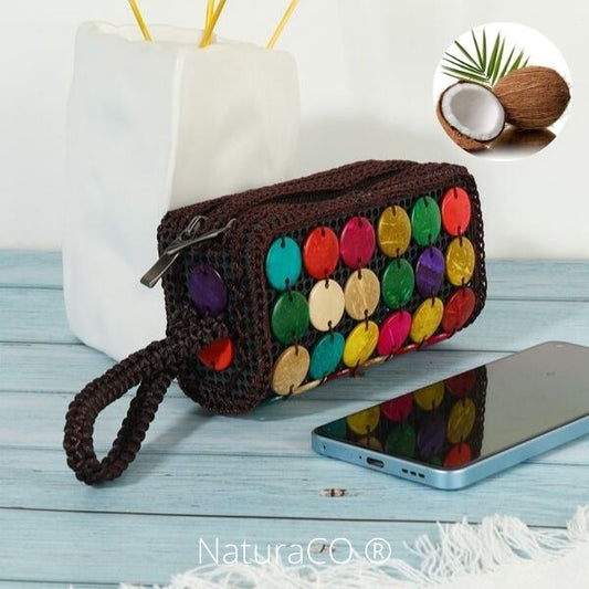 Petit portefeuille original en Noix de Coco - Naturels et Ecologiques - NaturaCO ®