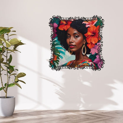 Ocean-Indien – Femme créole - Artwork, Printable Digital Download