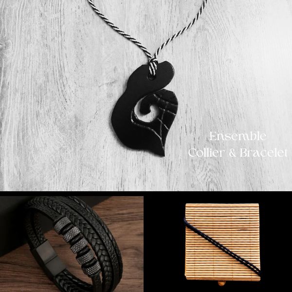 Collier Pendentif KORU Maori - Collier de protection - Polynésie / Nouvelle Zélande