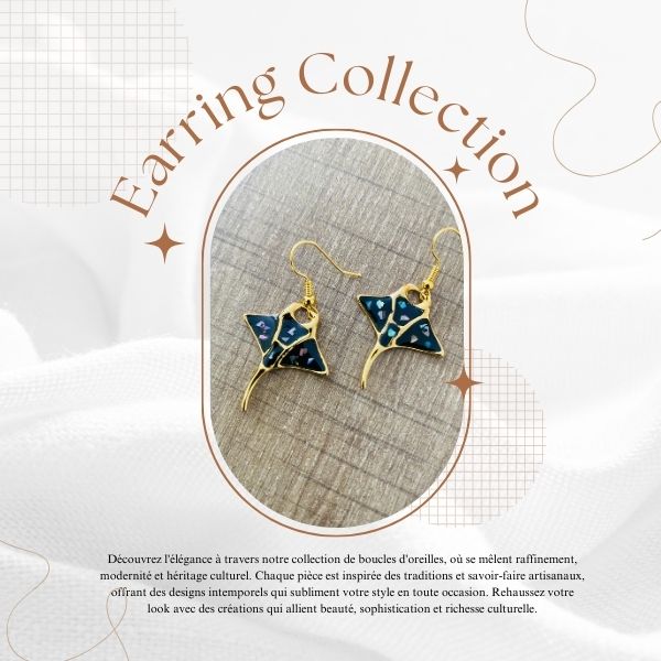 Boucles d'Oreilles "Secret des mers"