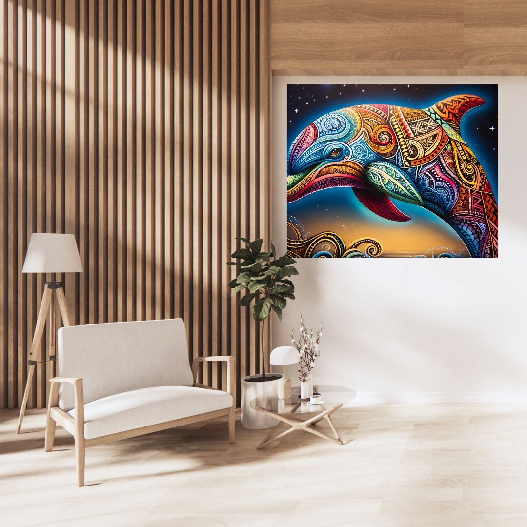Art Maori du Dauphin – Motifs Tribaux de Nouvelle-Zélande | Téléchargement Instantané