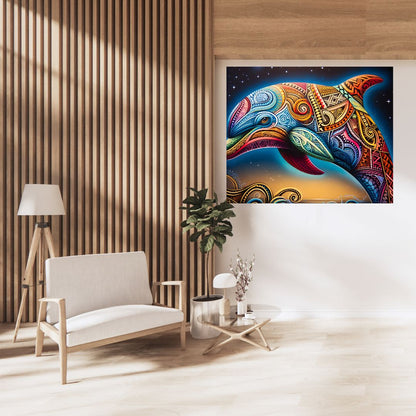 Art Maori du Dauphin – Motifs Tribaux de Nouvelle-Zélande | Téléchargement Instantané