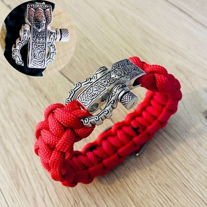 Bracelet Hei Matau Maori Rouge – Bracelet Protecteur Inspiré de la Culture et de l’Artisanat Océanien