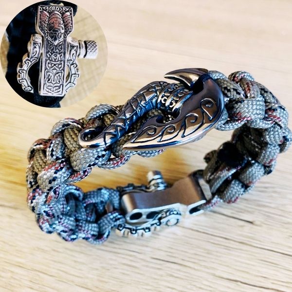 Bracelet Hei Matau Maori Beige – Bracelet Protecteur Inspiré de la Culture et de l’Artisanat Océanien