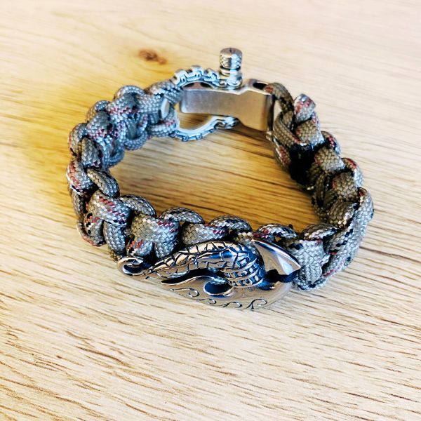 Bracelet Hei Matau Maori Beige – Bracelet Protecteur Inspiré de la Culture et de l’Artisanat Océanien