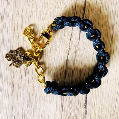 Bracelet Femme Noir et Doré – Élégance Mythique