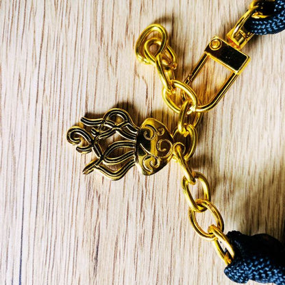 Bracelet Femme Noir et Doré – Élégance Mythique