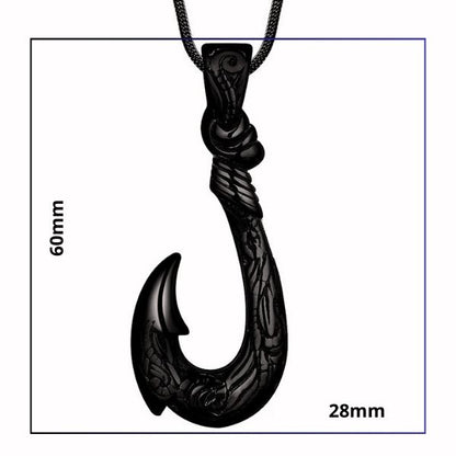 Collier Pendentif Maori Mixte , Maori OTEAROA Hei Matau Makau - Ensemble Collier et bracelet  - Nouvelle Zélande / Polynésie