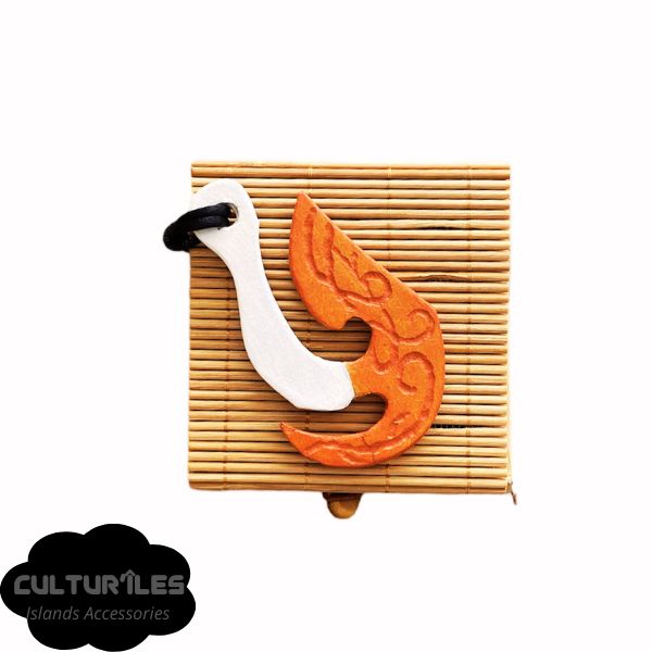 Collier Pendentif Hei Matau Maori - Collier de protection - Polynésie / Nouvelle Zélande