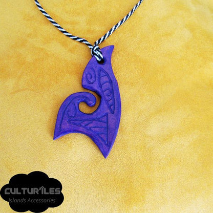 Collier Pendentif Hei Matau Maori - Collier de protection - Polynésie / Nouvelle Zélande