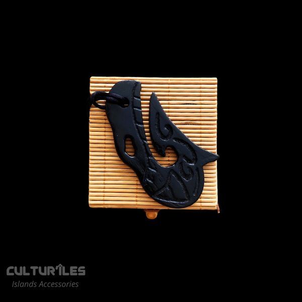 Collier Pendentif Hei Matau Maori - Collier de protection - Polynésie / Nouvelle Zélande