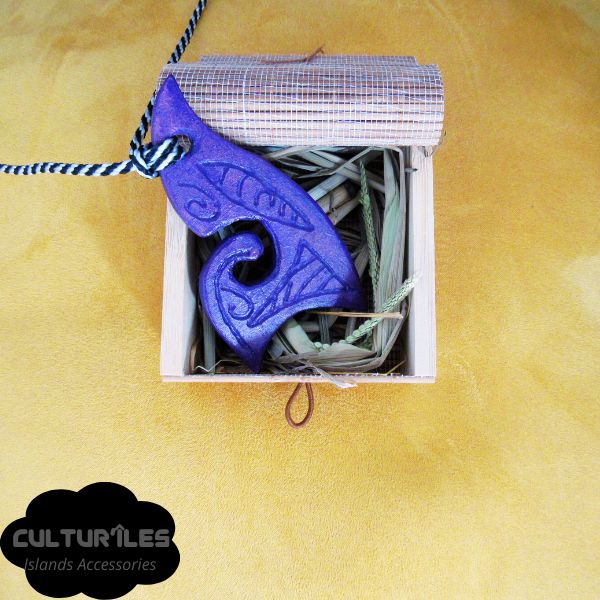 Collier Pendentif Hei Matau Maori - Collier de protection - Polynésie / Nouvelle Zélande