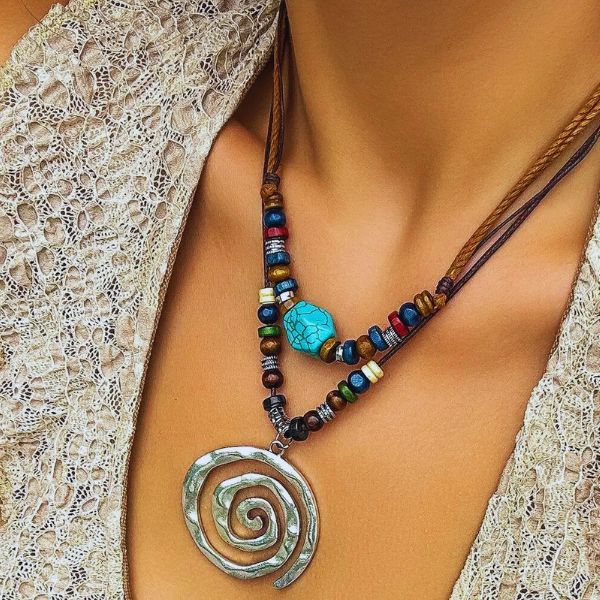 Collier Pendentif Hommes ou Femmes , Maori OTEAROA Hei Matau Makau - Nouvelle Zélande / Polynésie