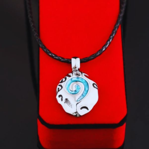 Collier Pendentif Unisexe - Hommes et Femmes - KORU Maori - Collier de protection - Polynésie / Nouvelle Zélande