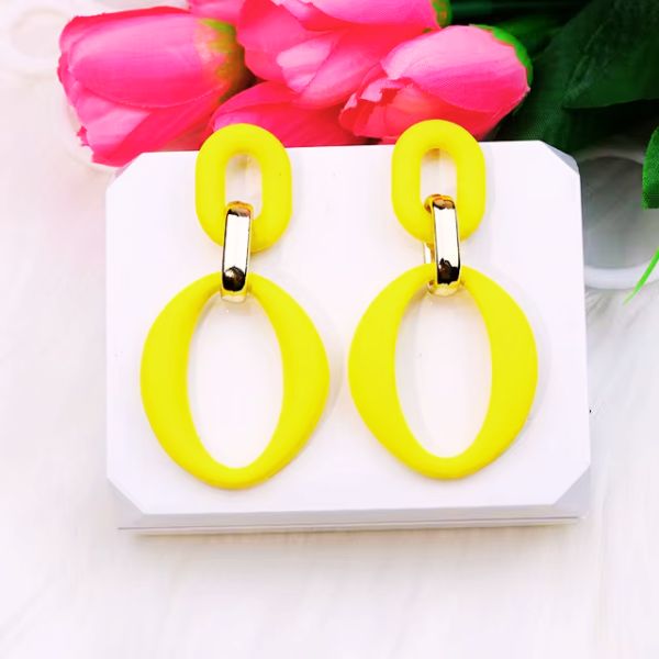 Boucles d'oreilles Colorées fait main   par une créatrice de la Guadeloupe -  Valérie Vestal