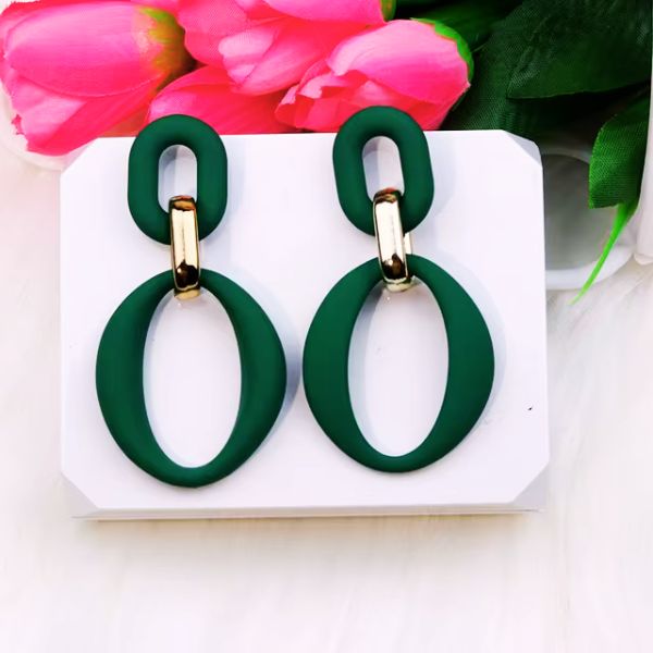 Boucles d'oreilles Colorées fait main   par une créatrice de la Guadeloupe -  Valérie Vestal