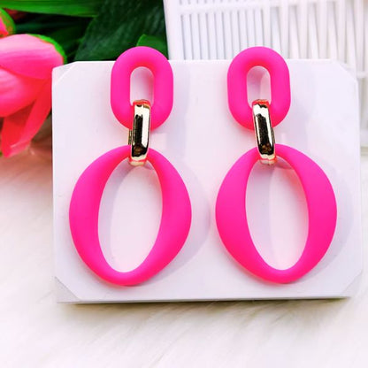Boucles d'oreilles Colorées fait main   par une créatrice de la Guadeloupe -  Valérie Vestal