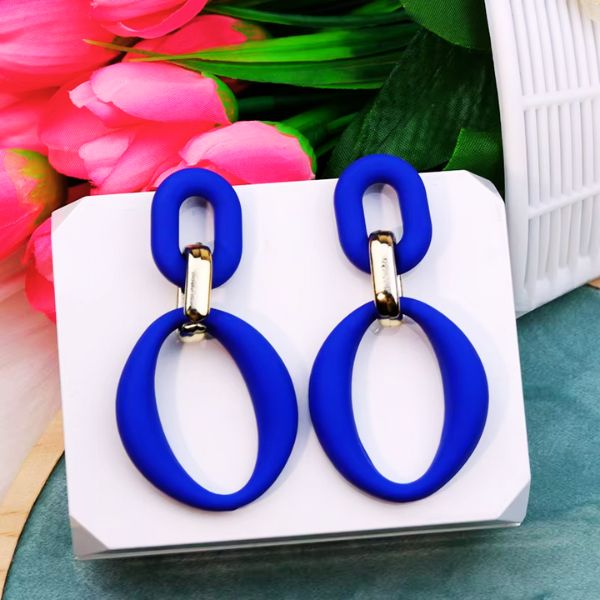 Boucles d'oreilles Colorées fait main   par une créatrice de la Guadeloupe -  Valérie Vestal