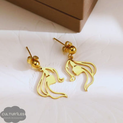 Boucles d'Oreilles Polynésiennes - Vahine